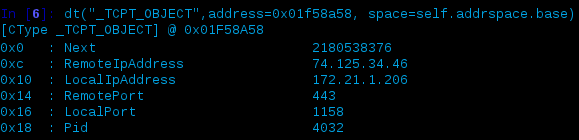 Volshell connscan one layer up